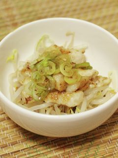 鶏皮とモヤシのポン酢和え-レシピのメイン写真
