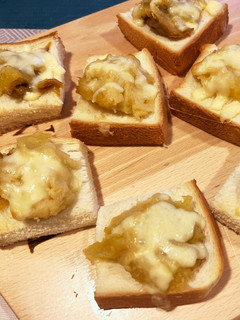 焼き芋チーズのせトースト-レシピのメイン写真