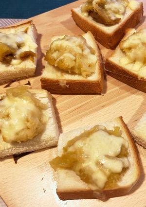 焼き芋チーズのせトースト-レシピのメイン写真