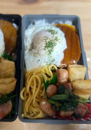 男子満足〜簡単〜メンズ弁当〜ロコモコ-レシピのメイン写真