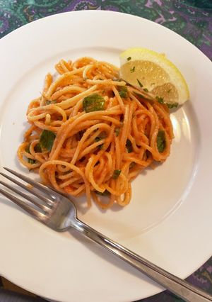 明太子バタースパゲッティ-レシピのメイン写真