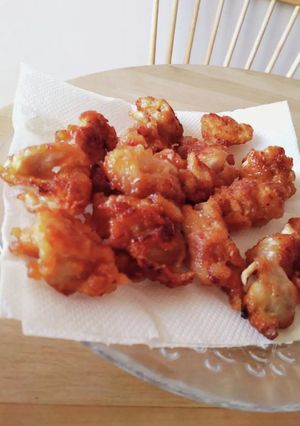 鶏もも肉★少量の油でカリカリ★唐揚げ弁当-レシピのメイン写真