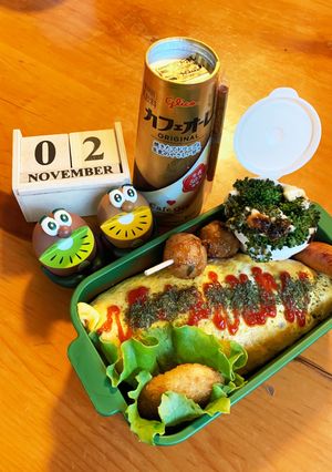 高一長女　お弁当(オムライス15)-レシピのメイン写真