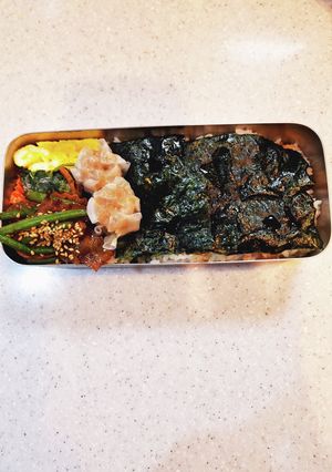 高校生弁当覚え書き244のり弁-レシピのメイン写真