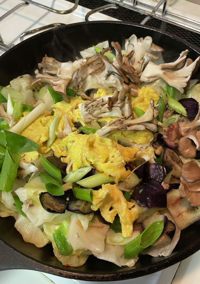 合挽肉の卵野菜炒め-レシピのメイン写真
