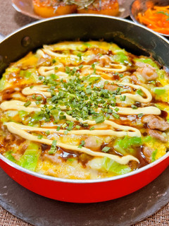 オープンオムレツ⑧♪お好み焼き風-レシピのメイン写真