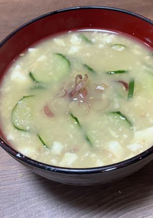 鯵の冷や汁-レシピのメイン写真