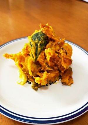 カリカリベーコンの南瓜サラダ-レシピのメイン写真