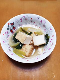 厚揚げと小松菜の煮物-レシピのメイン写真
