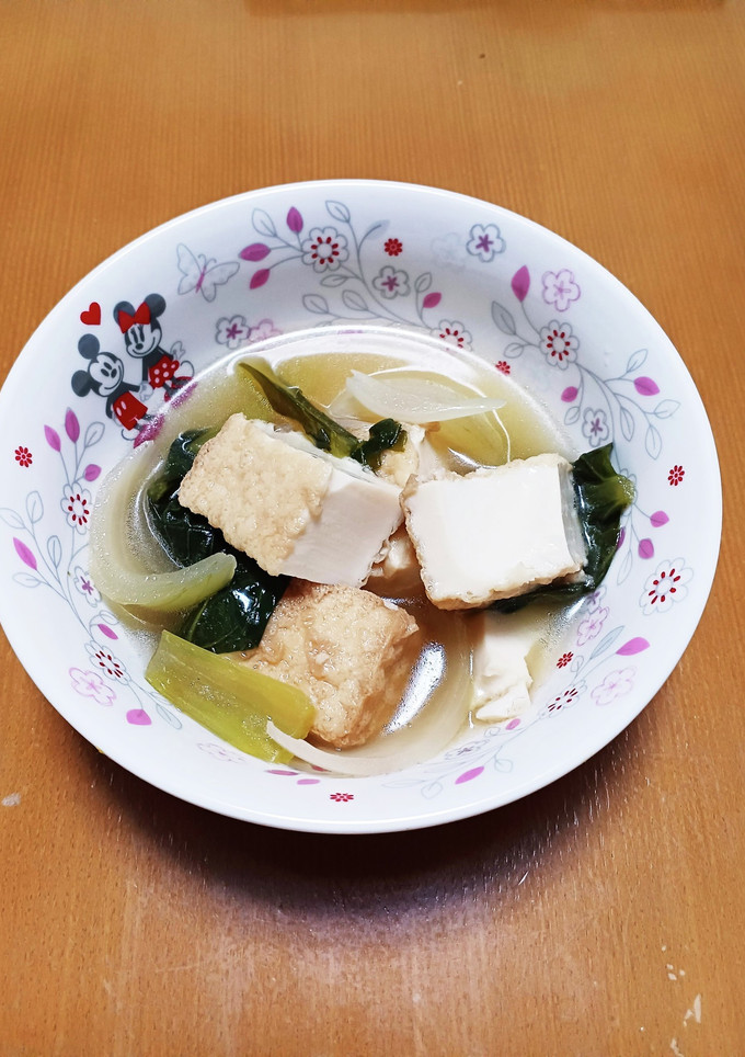 厚揚げと小松菜の煮物-レシピのメイン写真