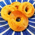 サツマイモ米粉焼きドーナツ