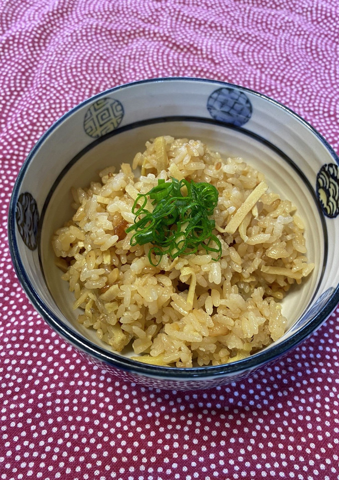 新生姜の炊き込み御飯-レシピのメイン写真