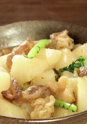 味しみ抜群！大根のどて煮【食遺産】-レシピのメイン写真