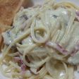 きのこと玉ねぎのカルボナーラ