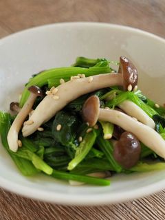 ほうれん草としめじのナムル-レシピのメイン写真