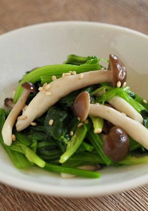 ほうれん草としめじのナムル-レシピのメイン写真