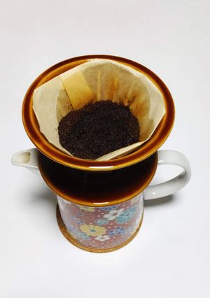 コーヒーフィルター・台形⇒円錐の折り方-レシピのメイン写真