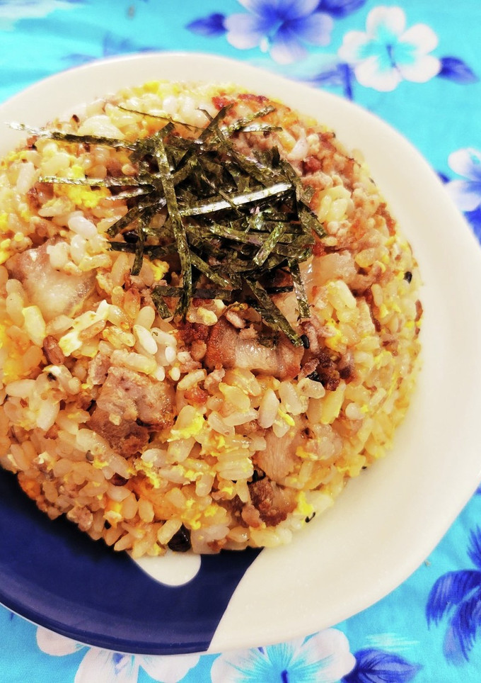 牛豚合挽き肉と豚角の炒飯-レシピのメイン写真