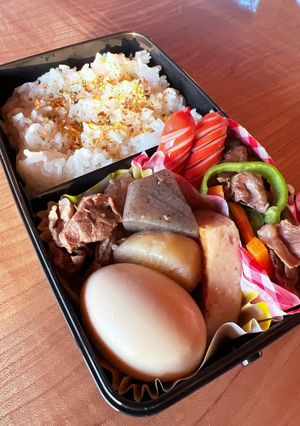 2023.11/2 高校生男子お弁当-レシピのメイン写真