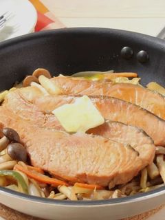 鮭のちゃんちゃん焼き-レシピのメイン写真
