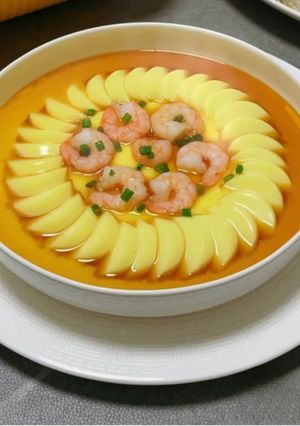 エビ豆腐＾茶碗蒸し〜-レシピのメイン写真