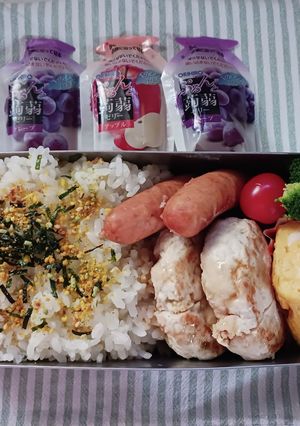 つくねバーグ弁当(11.2)-レシピのメイン写真