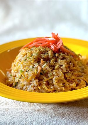 少しの材料で大満足!家計に優しい✨そば飯-レシピのメイン写真