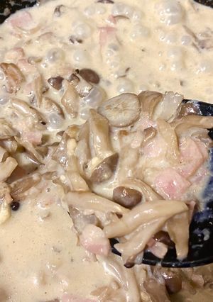 *きのこ豆乳クリーム*-レシピのメイン写真