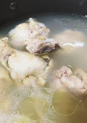 鶏手羽元で参鶏湯風-レシピのメイン写真