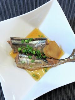 秋刀魚のほうじ茶煮-レシピのメイン写真