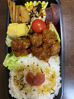 頑張るパパへ㉕ハンバーグ弁当-レシピのメイン写真