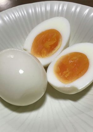 昆布茶で作る塩昆布味玉-レシピのメイン写真