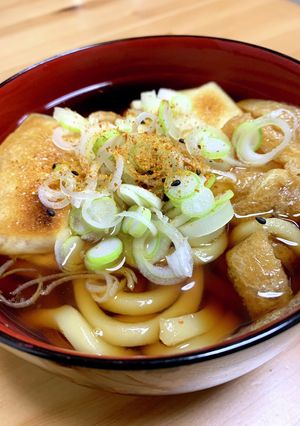 力うどん　きつね入り-レシピのメイン写真