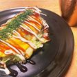 簡単 ライスペーパーお好み焼き