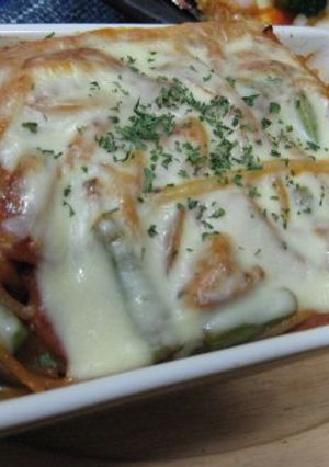 チーズがおいしい焼きナポリタン-レシピのメイン写真