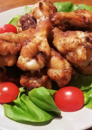 鶏手羽元のオーブン焼き-レシピのメイン写真