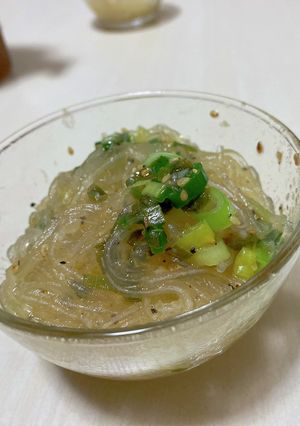 ねぎ塩春雨サラダ-レシピのメイン写真