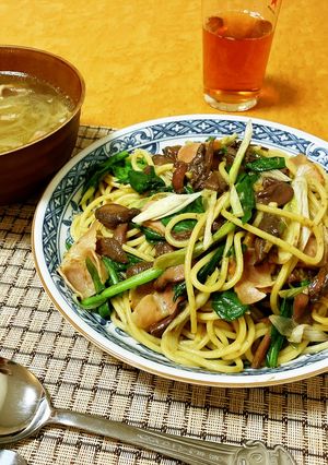 天然アミタケのバター醤油パスタ-レシピのメイン写真