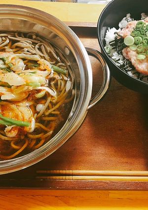 かき揚げ蕎麦定食-レシピのメイン写真