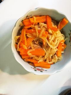 切り干し大根のきんぴら(覚え書き)-レシピのメイン写真