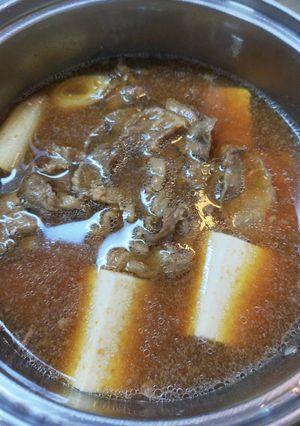 だしパックで肉豆腐-レシピのメイン写真