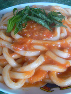 イタリアンな トマトうどん-レシピのメイン写真