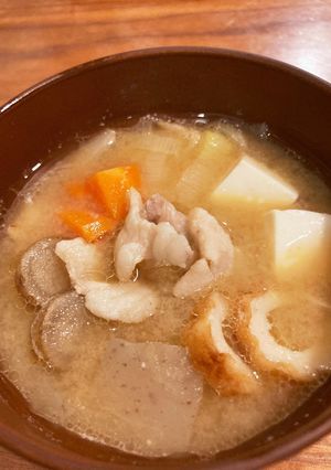 30分|子ども大好き！煮込み豚汁☆和食-レシピのメイン写真