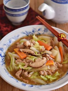 豚こま白菜と椎茸の中華風炒め煮-レシピのメイン写真