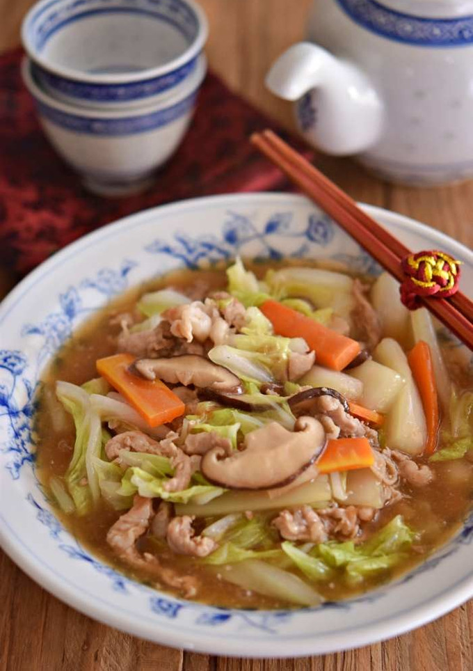 豚こま白菜と椎茸の中華風炒め煮-レシピのメイン写真