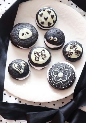 バレンタインに☆HMで簡単♪ウーピーパイ-レシピのメイン写真