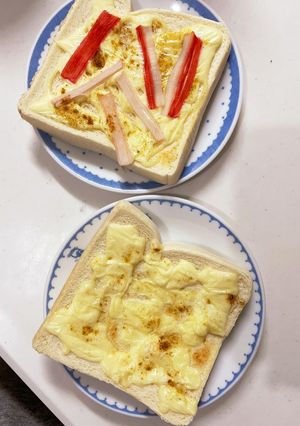 いつものアレ！マヨチーカレートースト-レシピのメイン写真