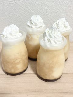 簡単でかわいい甘いプリン-レシピのメイン写真