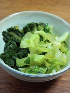 青梗菜のぬか漬け-レシピのメイン写真