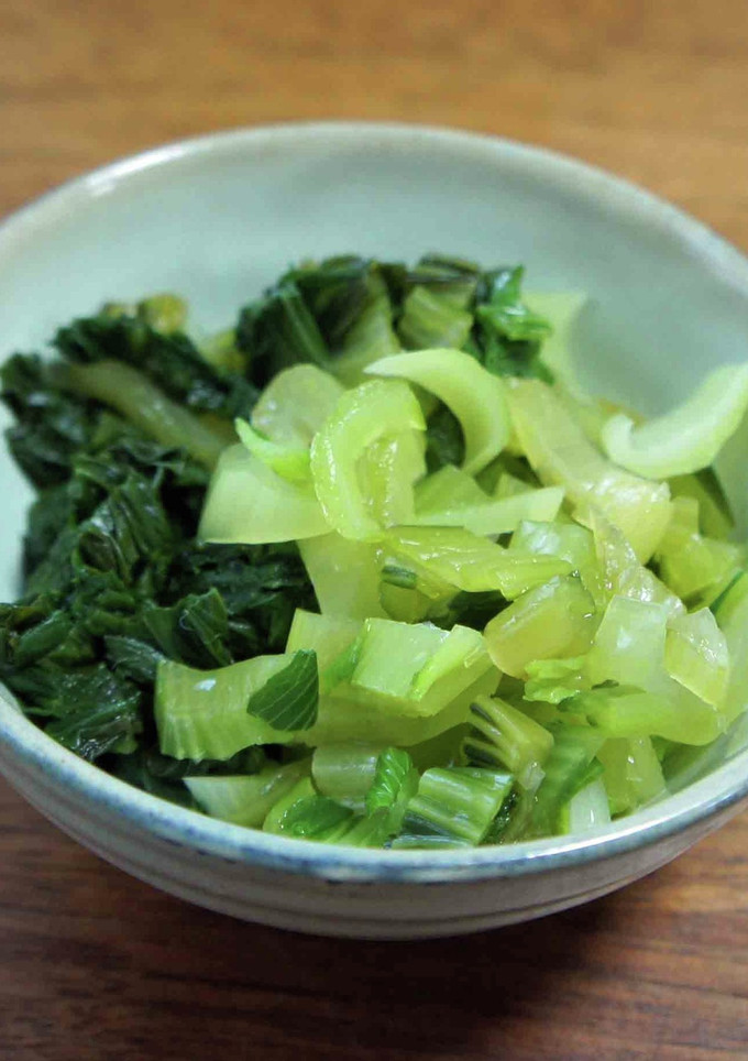 青梗菜のぬか漬け-レシピのメイン写真